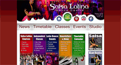 Desktop Screenshot of danzalatina.co.nz